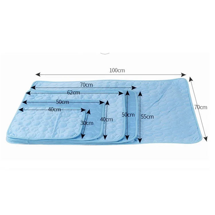 Self-Cooling Pet Mattress for Dogs and Cats - Summer Ice Pad Cushion