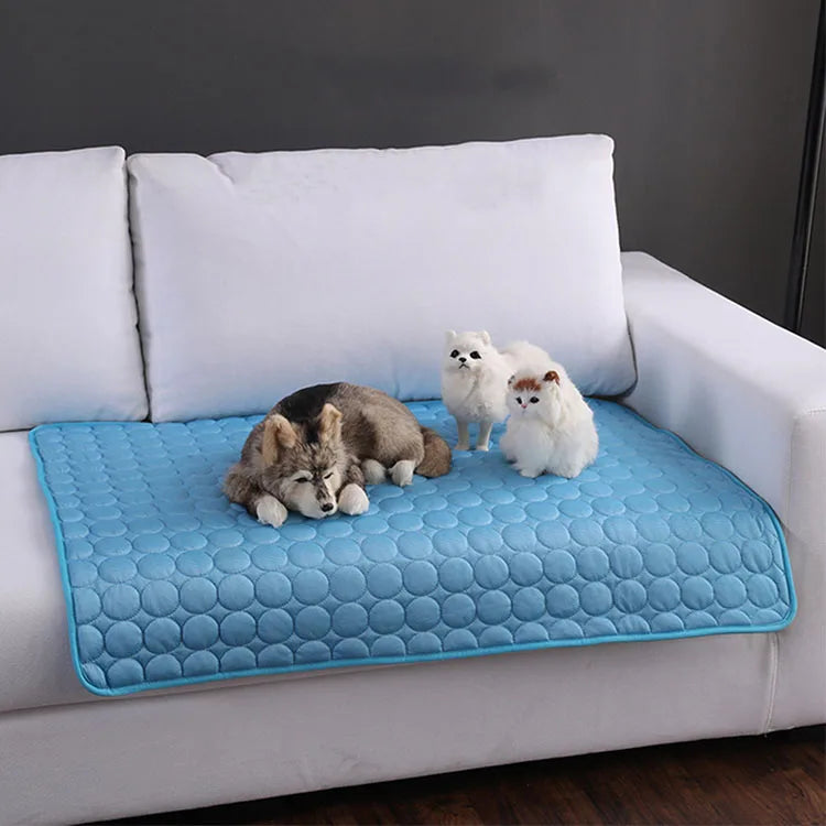 Self-Cooling Pet Mattress for Dogs and Cats - Summer Ice Pad Cushion