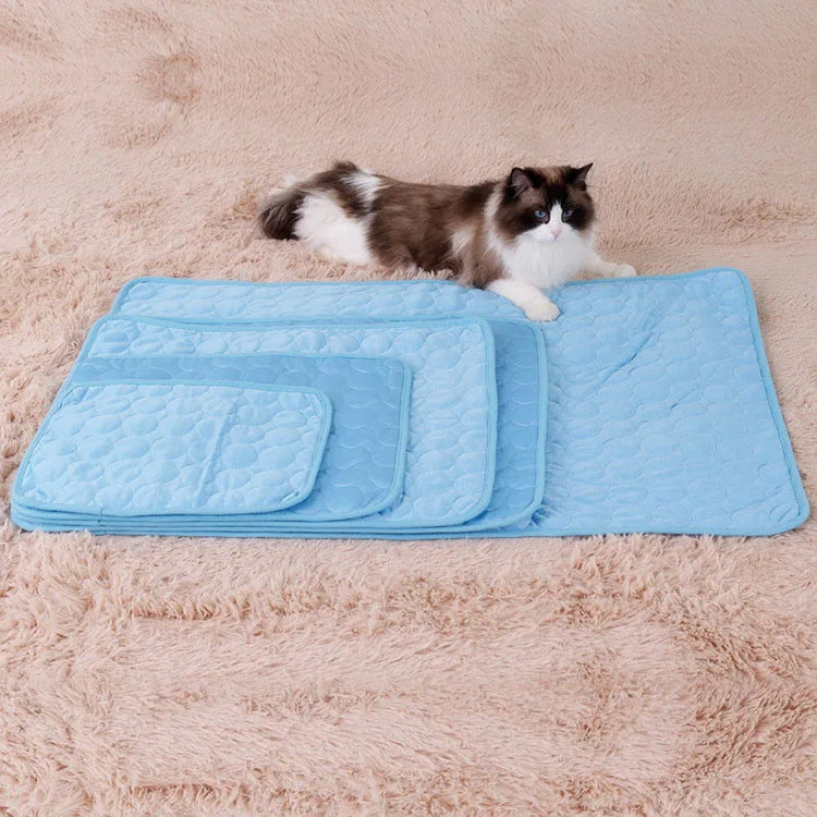 Self-Cooling Pet Mattress for Dogs and Cats - Summer Ice Pad Cushion